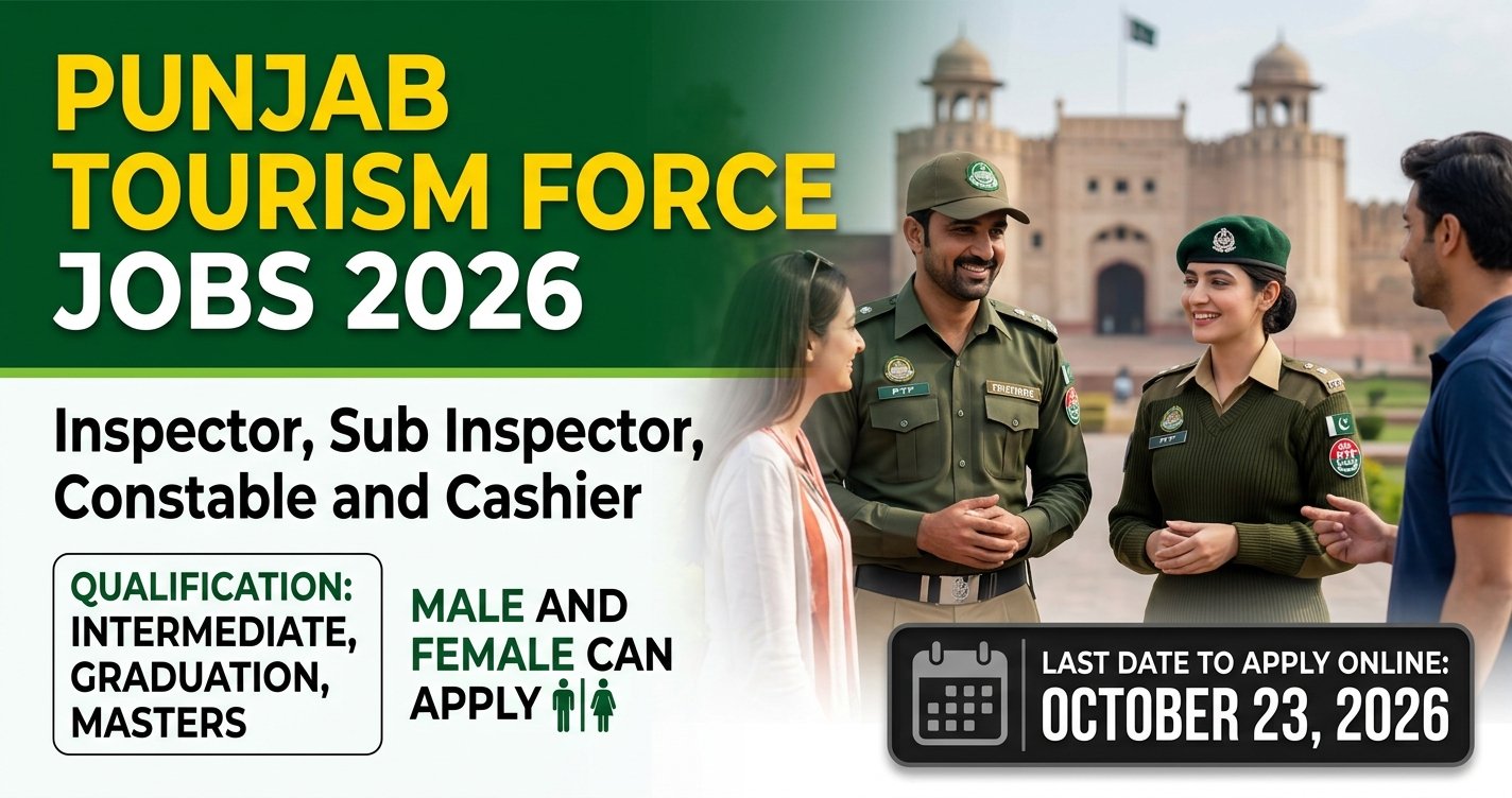 Punjab Tourism Force Jobs 2026 Details and Online Apply